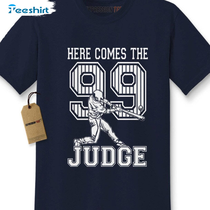 Here Comes the Judge 99 Kids T-shirt Baseball Shirt Sport 