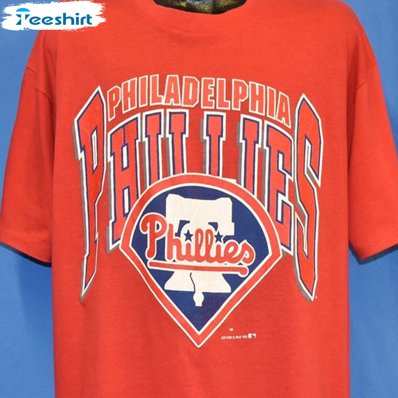 Philadelphia Phillies Shirt, Mlb Philly Baseball Crewneck - Unisex Hoodie For Teens