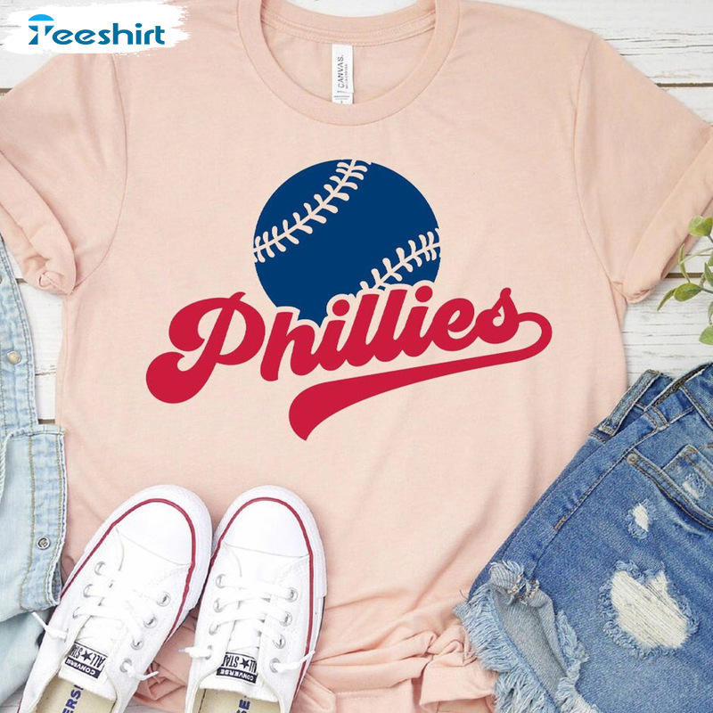 Phillies Vintage Baseball Sweatshirt, Philadelphia MLB Hoodie - Bring Your  Ideas, Thoughts And Imaginations Into Reality Today