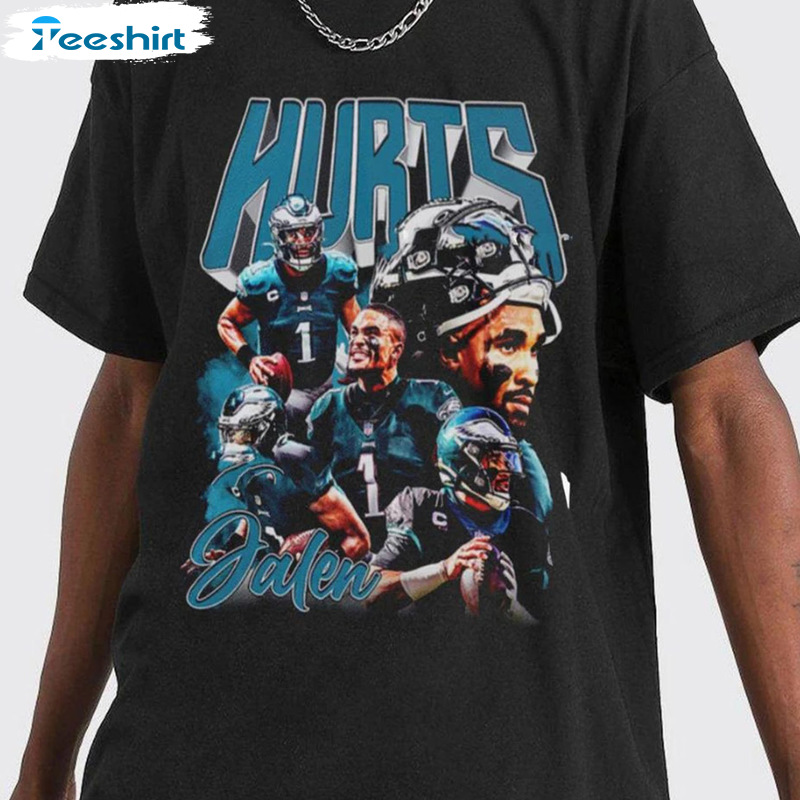 Jalen Hurts Shirt, Philadelphia Eagle 90s Trending Sweatshirt - Tee Tops For All People