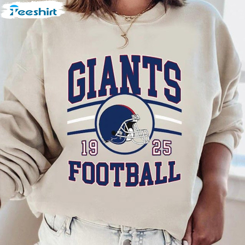 Vintage NY Giants New York Football Sweatshirt Shirt - Jolly Family Gifts