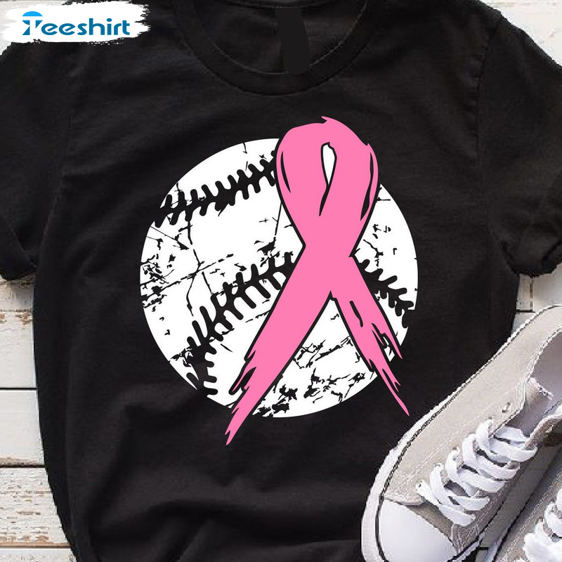 Tackle Breast Cancer Shirt, Awareness Ribbon Sweatshirt, Pink Ribbon Cancer Unisex T-shirt