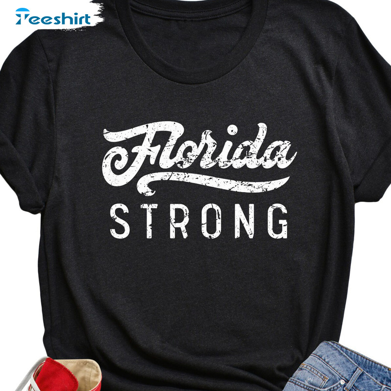 Florida Strong Shirt, Community Prayer Love Trending Design Sweatshirt - Tee Tops