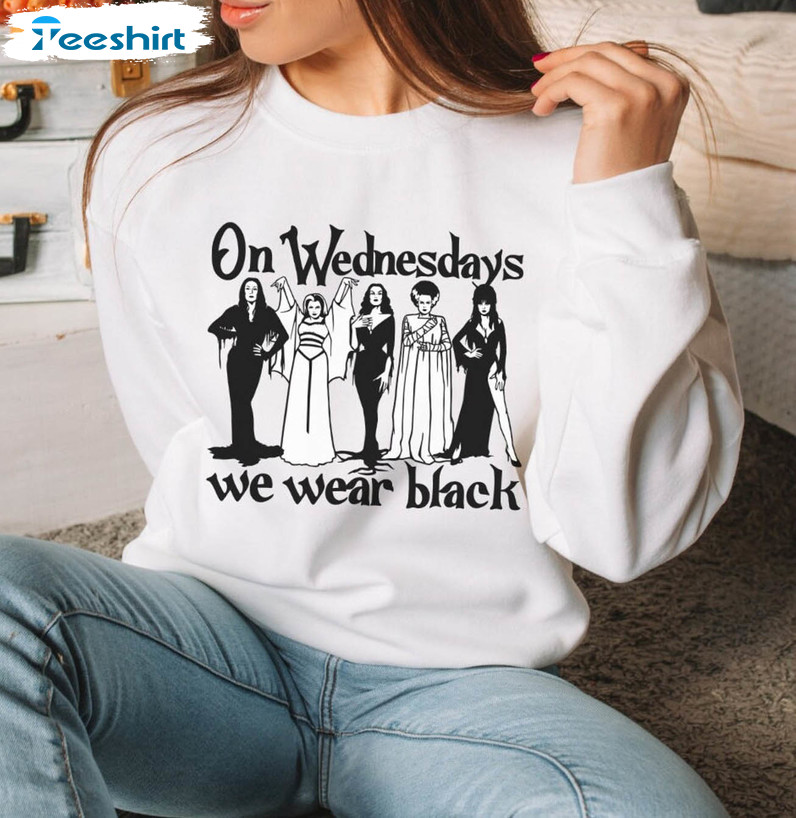 thumbnail image 2 of Hey Ghouls Women's Plus Halloween Graphic Sweatshirt With Long Sleeves, Sizes 1X-4X 2 of 11