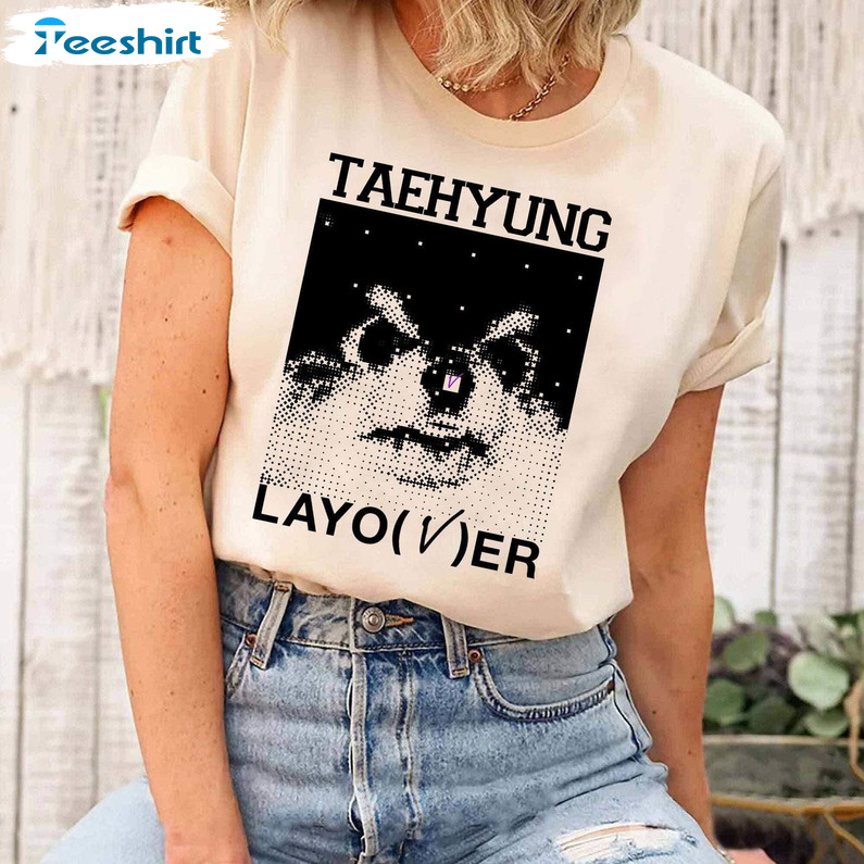BTS V Layover Album T Shirt Style