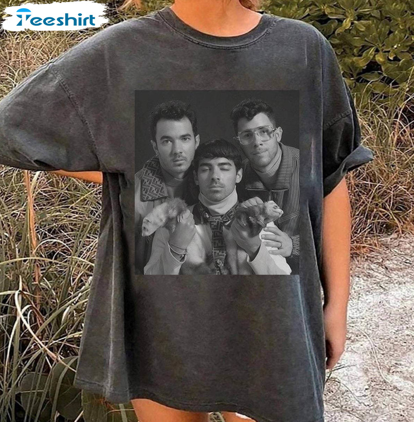 Jonas Brothers 2023 Tour Shirt, Five Albums One Night Long Sleeve Short Sleeve