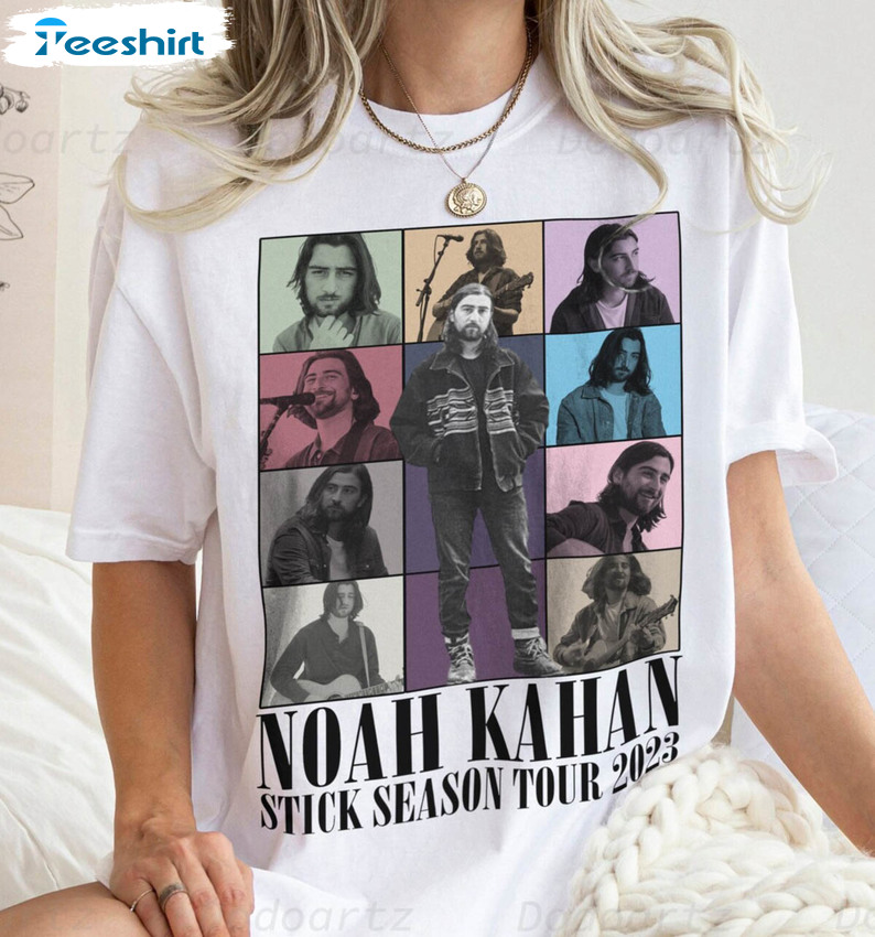Noah Kahan Stick Season Eras Tour 2023 Shirt, Folk Pop Country Music Short Sleeve Sweatshirt