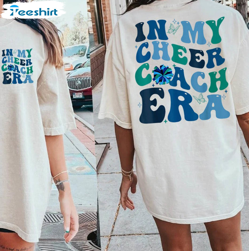 In My Cheer Coach Era Concert Shirt, In My Era Funny Short Sleeve Unisex T-shirt