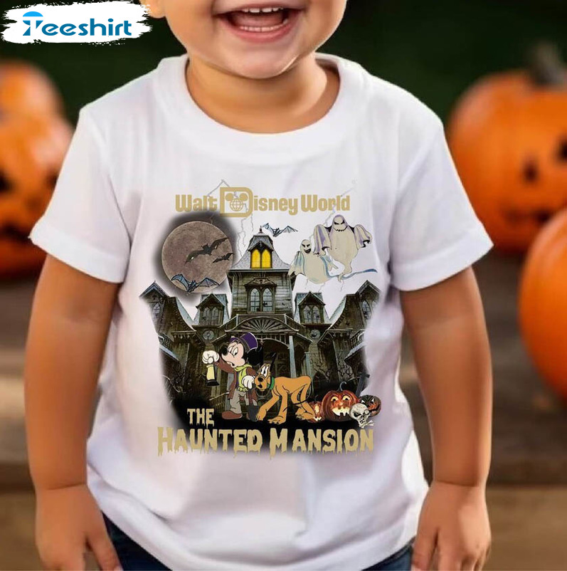 Vintage The Haunted Mansion Shirt , Retro Halloween Tee Tops Unisex Hoodie