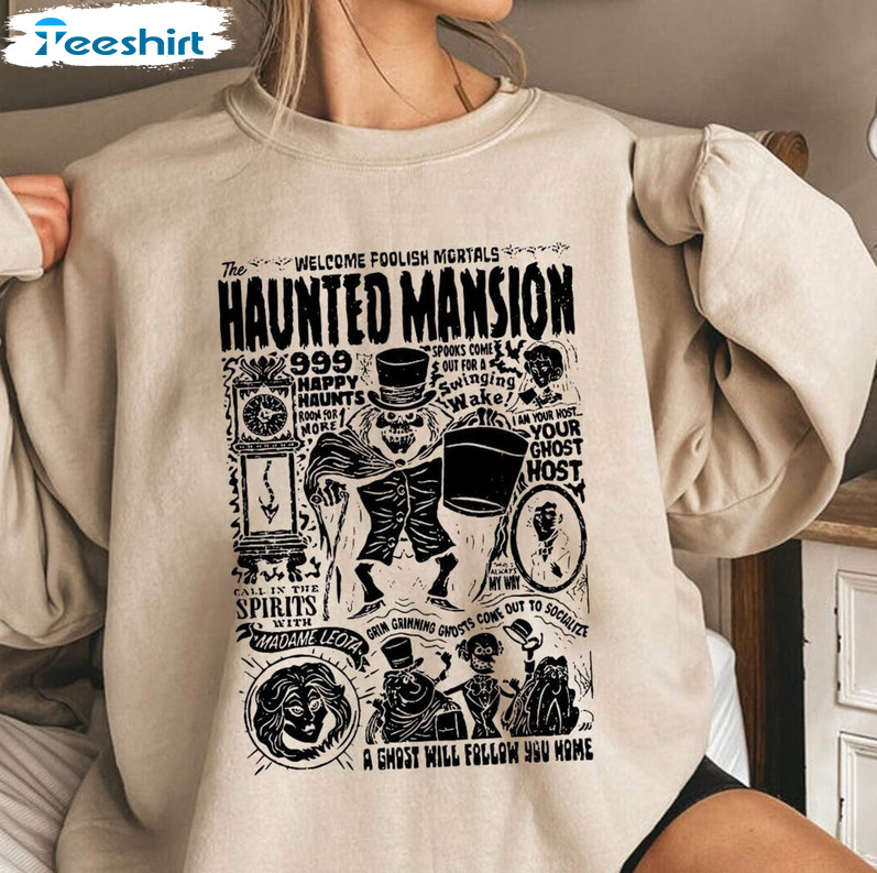 The Haunted Mansion Funny Shirt, Halloween Unisex Hoodie Tee Tops