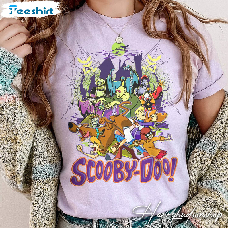 Comfort Colors Vintage Scary Scooby Doo Shirt, Halloween Scooby Doo ...