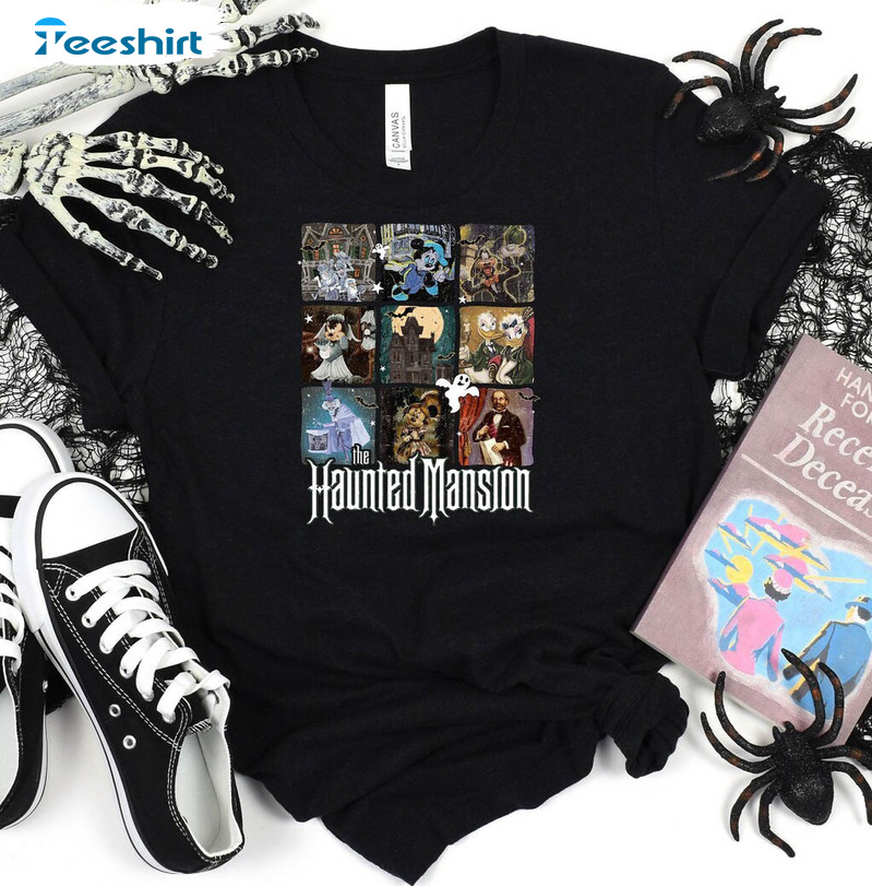The Haunted Mansion Halloween Shirt, Mickey And Friends Short Sleeve Unisex T-shirt