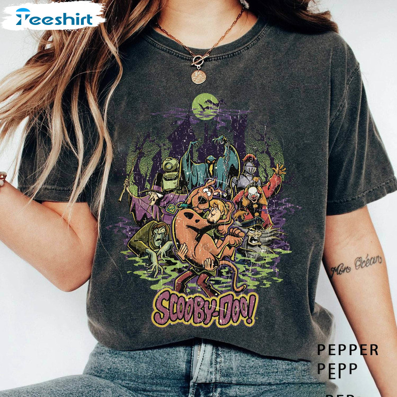 Vintage Scooby Doo Shirt, Halloween Unisex Hoodie Tee Tops