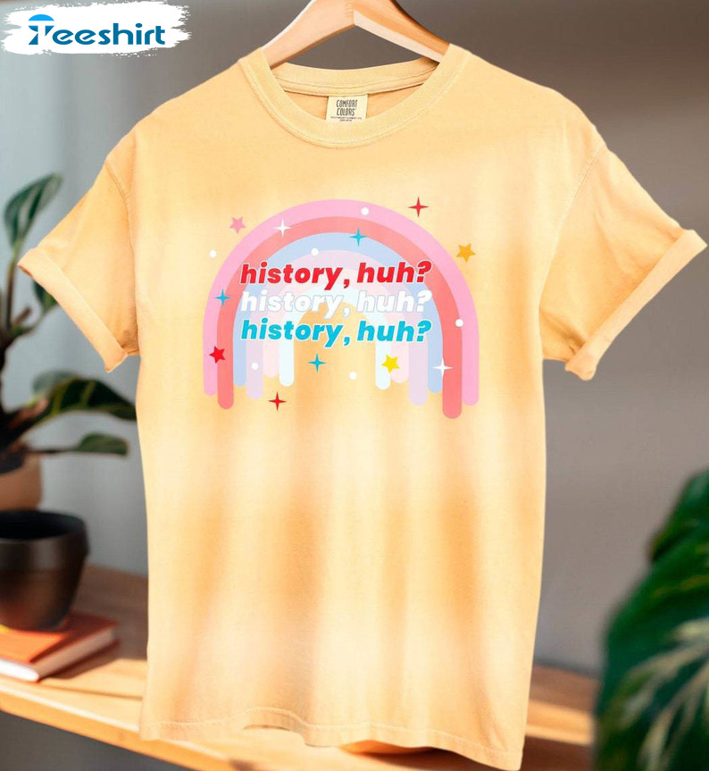 History Huh Comfort Shirt, Rwrb Book Sweater Short Sleeve