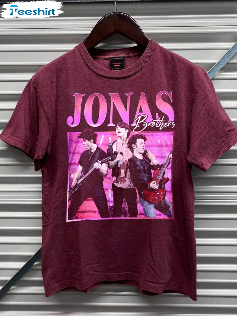 Jonas Brothers Vintage Shirt, Jonas Brothers Concert Short Sleeve Tee Tops