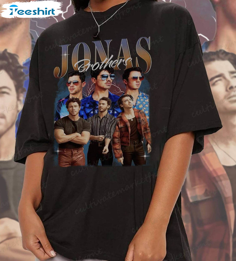 Vintage Jonas Brother Graphic Shirt, Joe Jonas Crewneck Unisex T-shirt