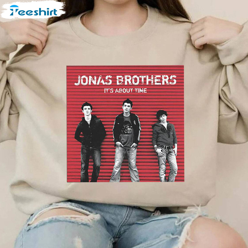 Five Albums 2023 Tour Shirt, Jonas Brothers Crewneck Unisex Hoodie