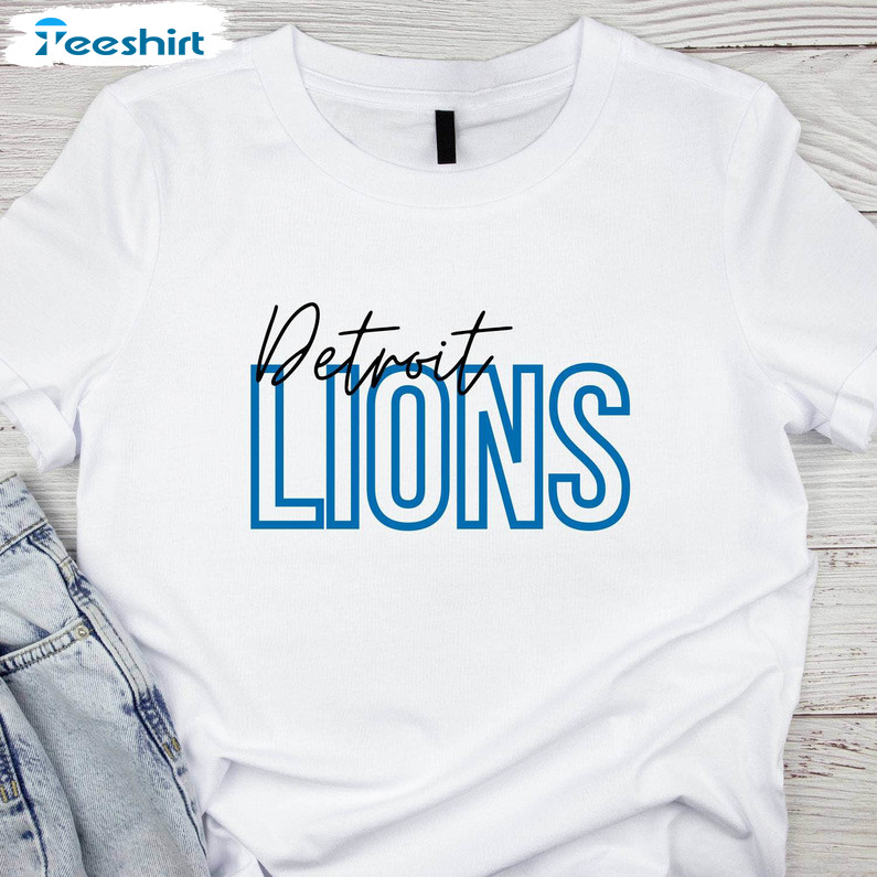 Detroit Lions Shirt, Football Tee Tops Unisex T-shirt