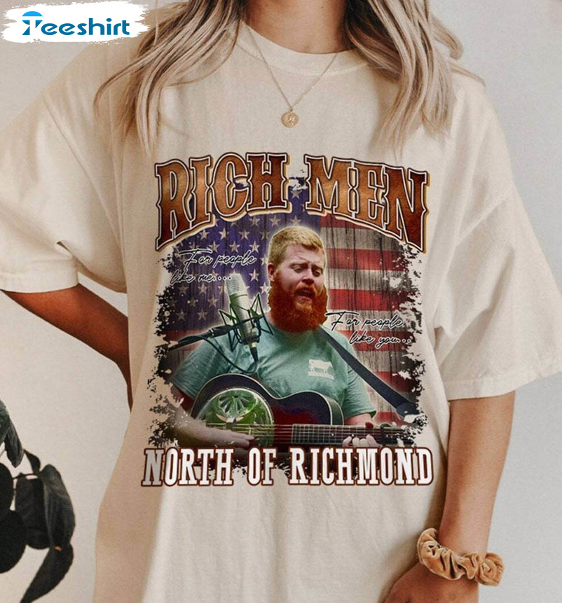 Living In A New World With An Old Soul Rich Men North Of Richmond Crewneck Unisex T-shirt