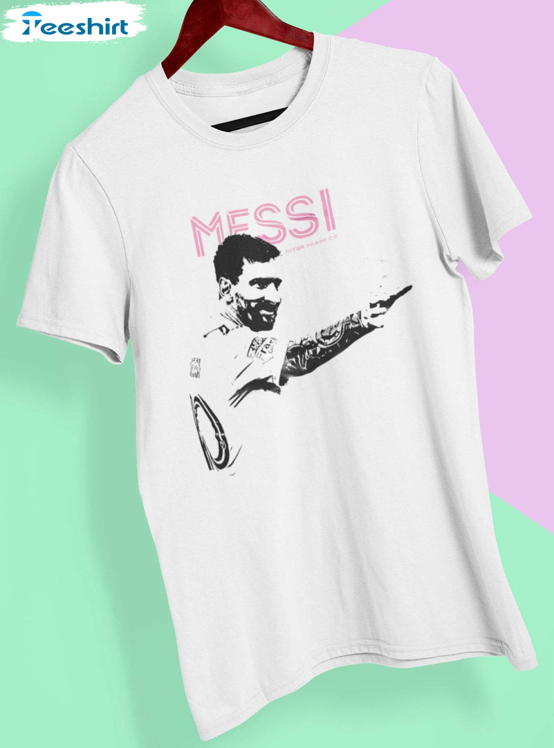 Lionel Messi Inter Miami Shirt, Leagues Cup Champions Short Sleeve Unisex T-shirt