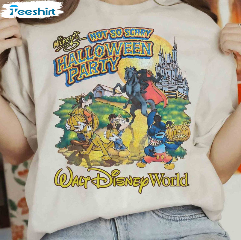 Mickey And Friends Sleepy Hollow Shirt, Disney Mickey Crewneck Unisex Hoodie