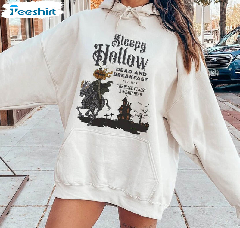 Sleepy Hollow Shirt, Vintage Halloween Crewneck Unisex Hoodie