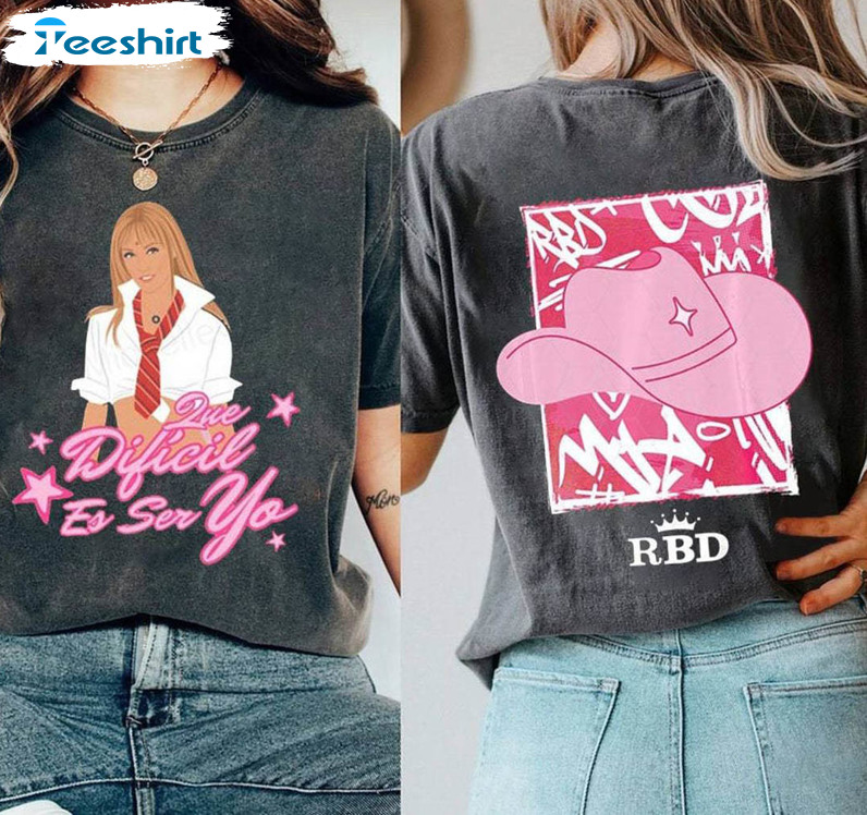 Mia Colucci Que Dificil Es Ser Yo Shirt, Vintage Unisex T-shirt Short Sleeve