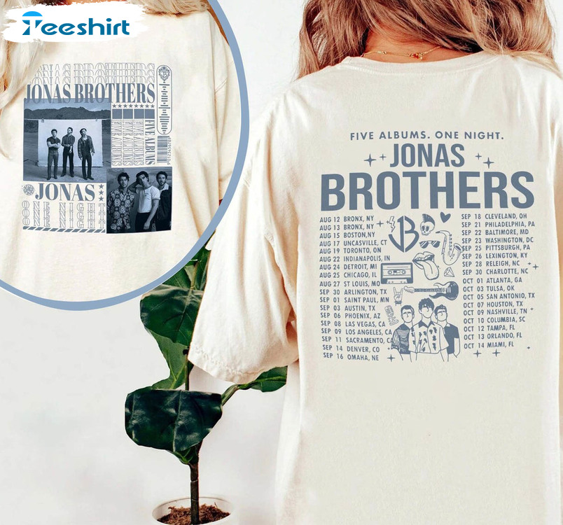 Jonas Brothers Trendy Shirt, Brothers Tour 2023 Crewneck Unisex Hoodie