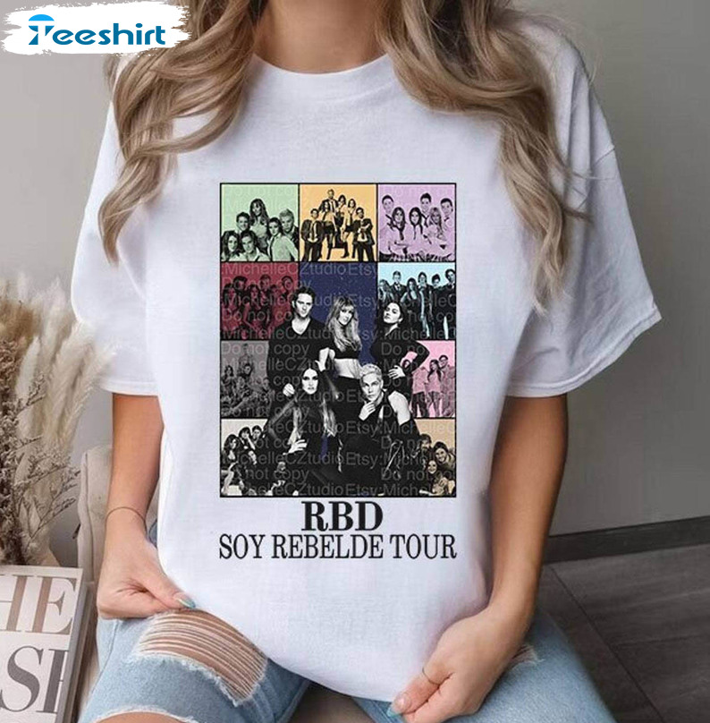 Rbd Soy Rebelde The Eras Tour Shirt, Besame Sin Miedo Rbd Short Sleeve Long Sleeve