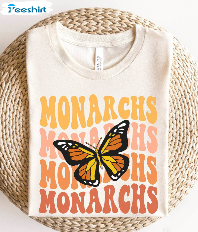 Monarch Butterfly Shirt, Butterfly Unisex T-shirt Short Sleeve