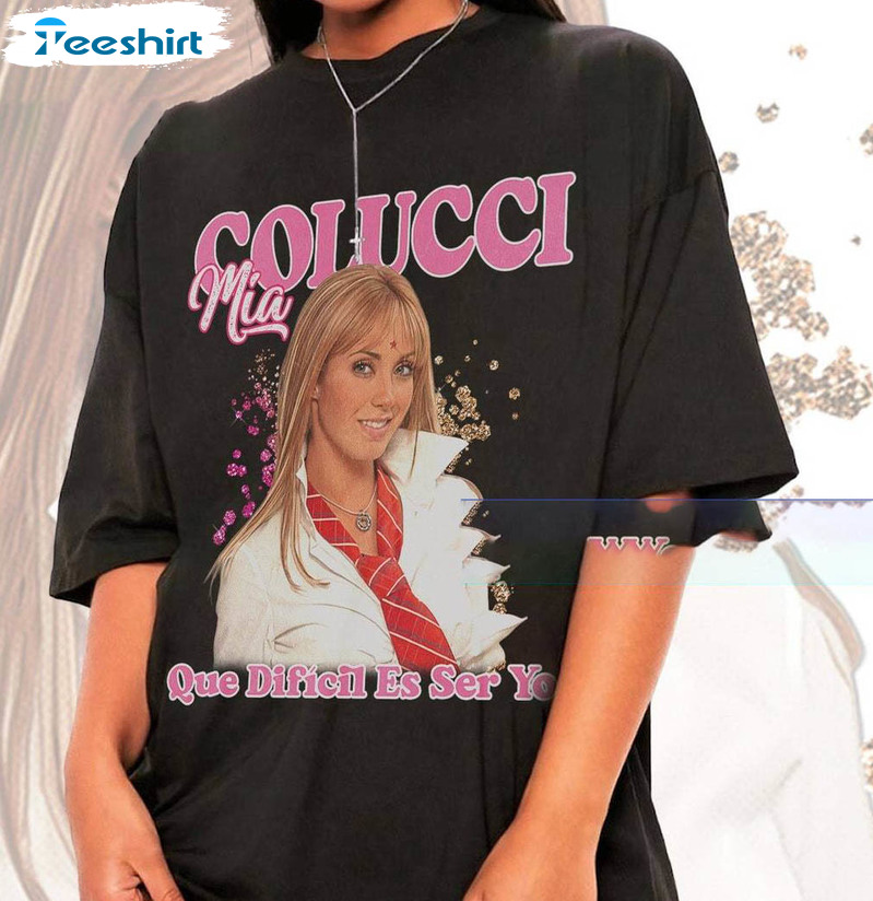 Mia Colucci Mia Shirt , Rebelde Vintage Short Sleeve Tee Tops