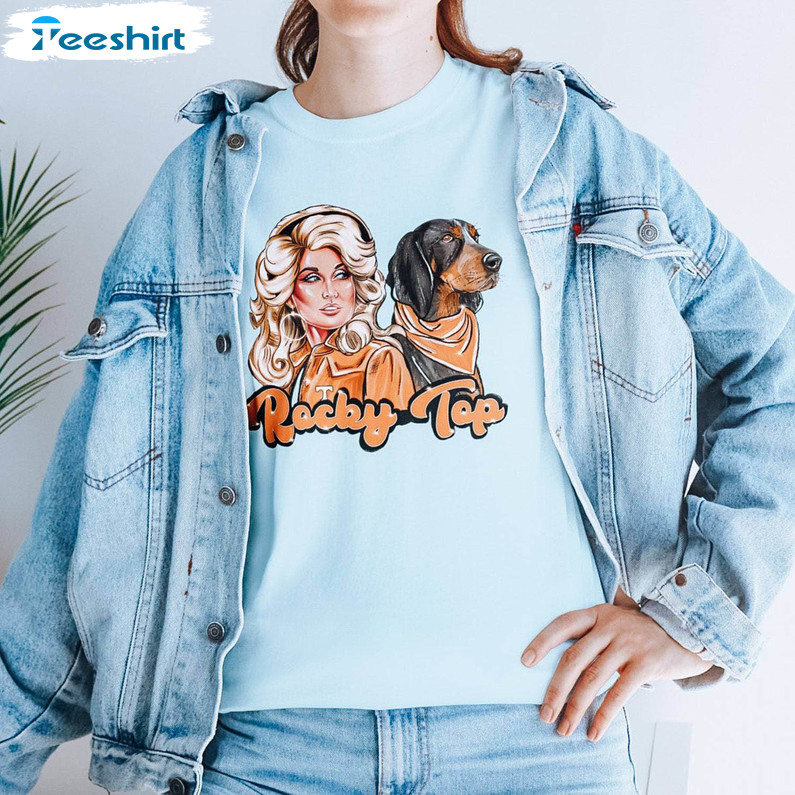 Dolly Is A Tennessee Vol Short Sleeve Unisex Hoodie