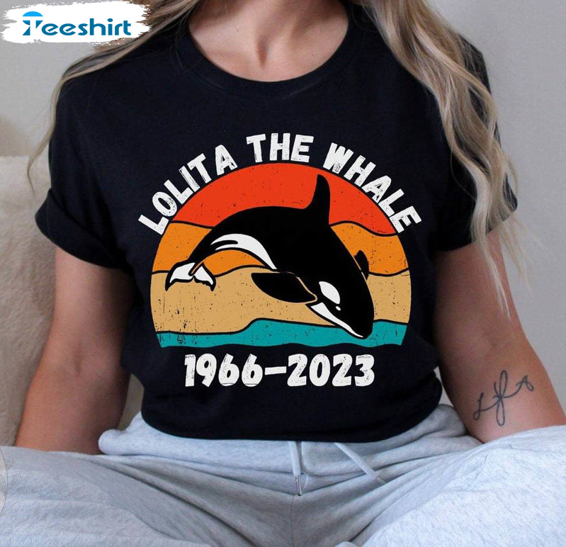 Lolita The Whale Shirt, Rip Lolita Unisex Hoodie Long Sleeve