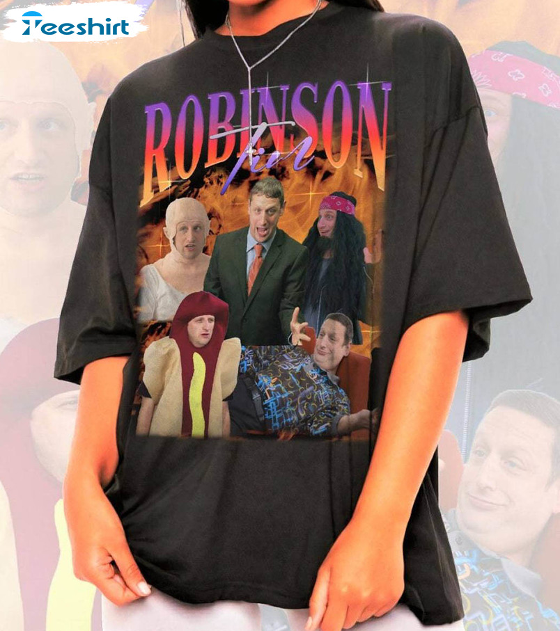 Retro Tim Robinson Shirt , Funny Robinson Saturday Night Short Sleeve Sweatshirt