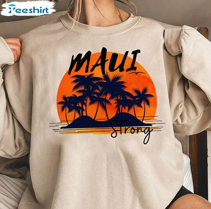 Pray For Maui Shirt, Wildfire Relief Unisex T Shirt Tee Tops