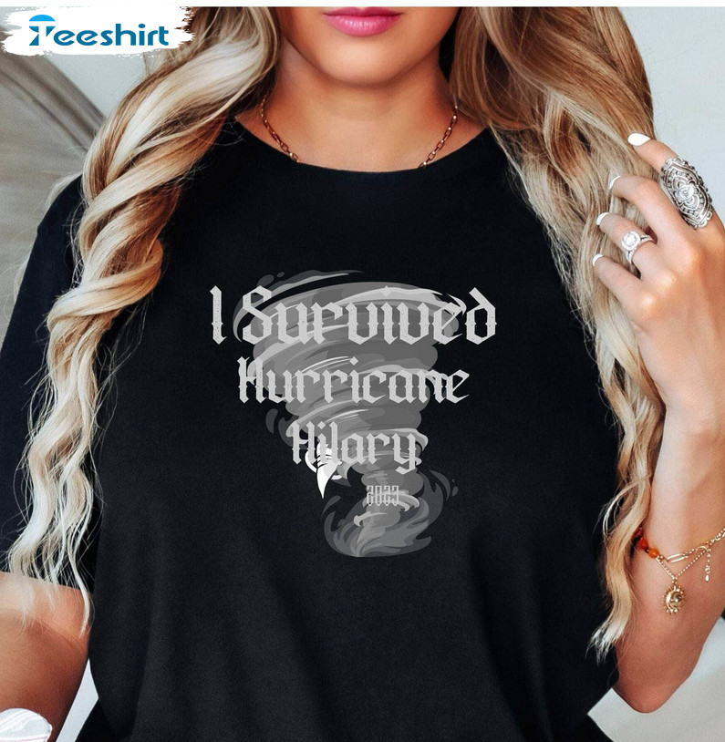 Hurricane Hilary Survivor Shirt, Trendy Short Sleeve Unisex T Shirt