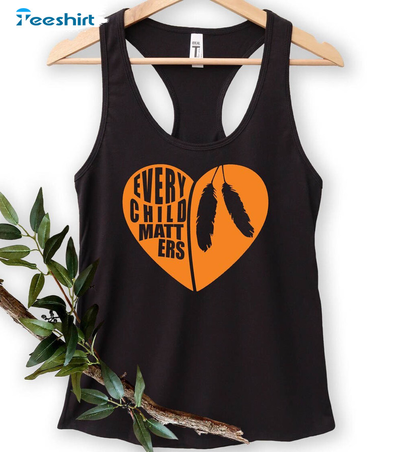 Orange Day Tank Top, Every Child Matters Crewneck Long Sleeve