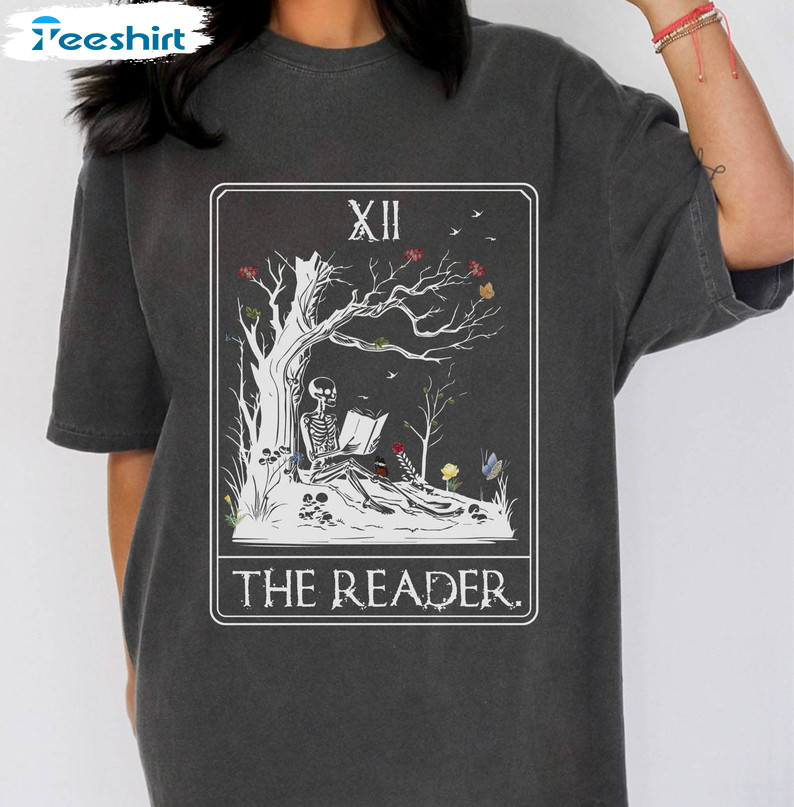 The Reader Tarot Card Funny Shirt, The Reader Unisex Hoodie Tee Tops