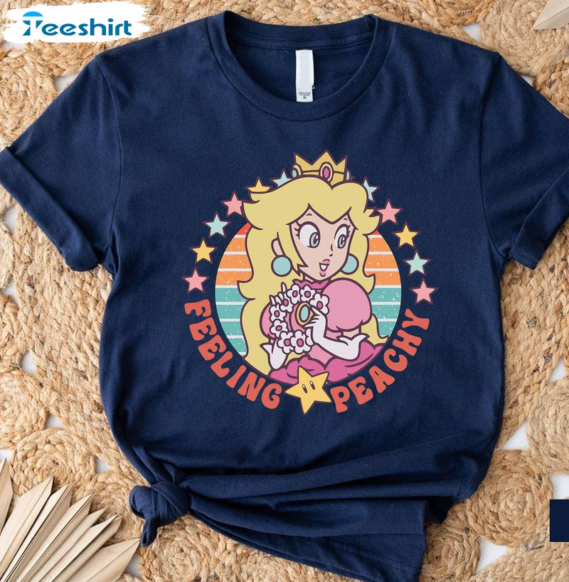 Sunset Princess Feeling Peach Shirt, Princess Peach Tank Top Tee Tops