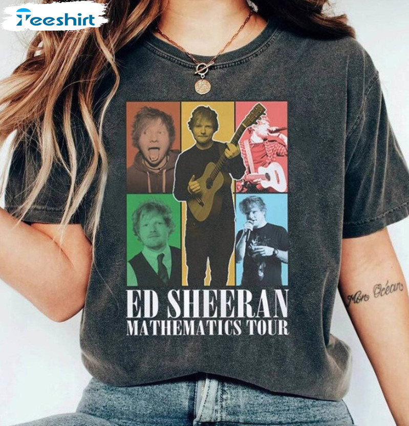 Ed Sheeran Singer Shirt, Music Lover Sweater Short Sleeve