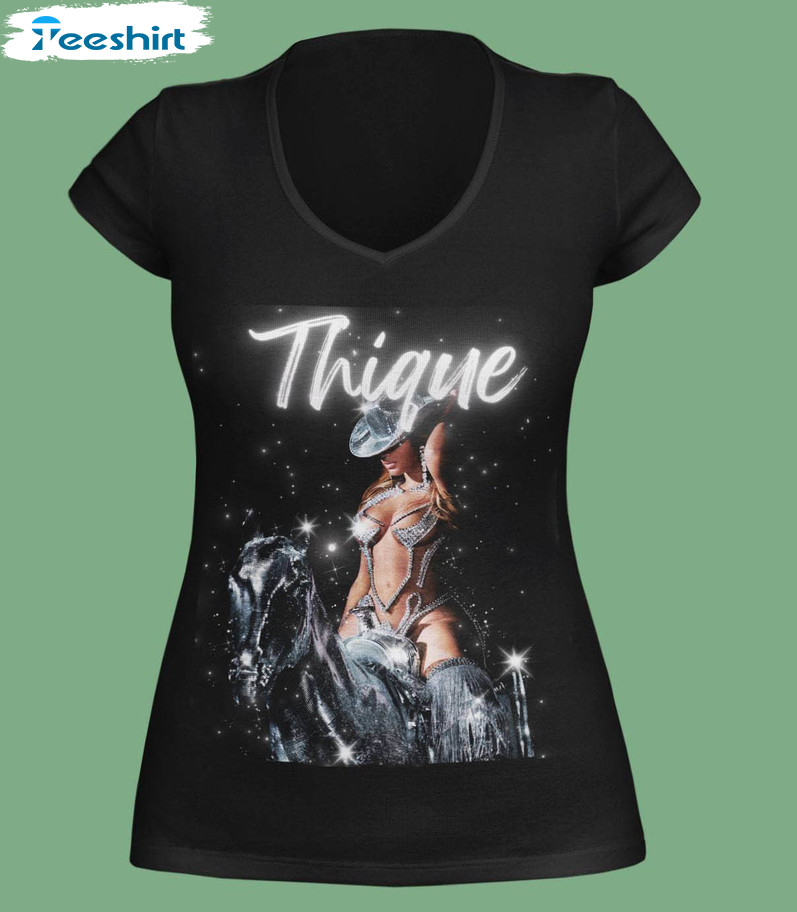 Beyonce Thique Shirt, Renaissance Concert Tour Tee Tops Short Sleeve