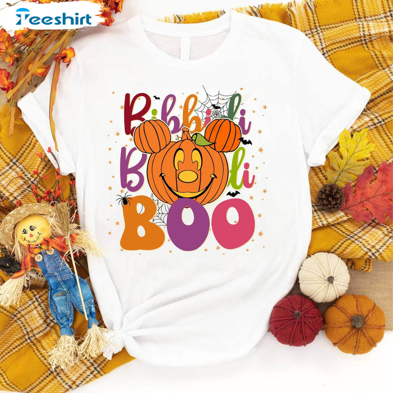 Bibbidi Bobbidi Boo Cute Shirt, Halloween Mouse Ears Vacation Tee Tops Short Sleeve
