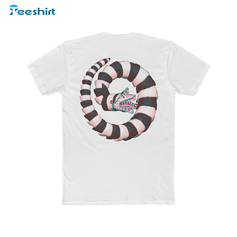 Beetlejuice Sandworm Shirt, Limited Edition Sweater Short Sleeve