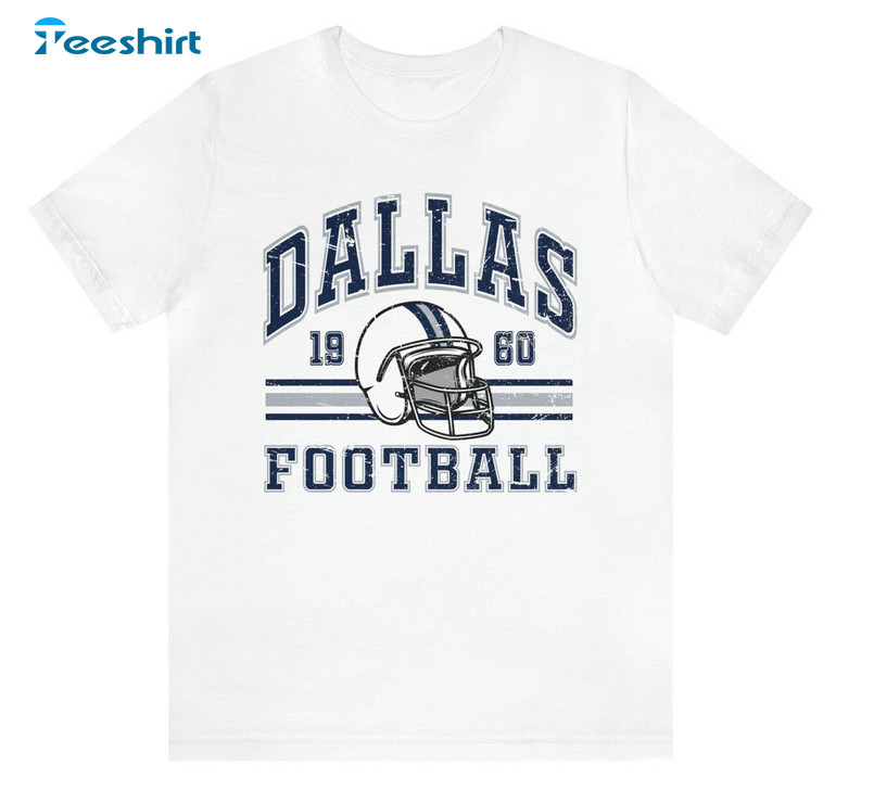 Dallas Cowboys Football Vintage Shirt, Nfl Trendy Long Sleeve Unisex Hoodie