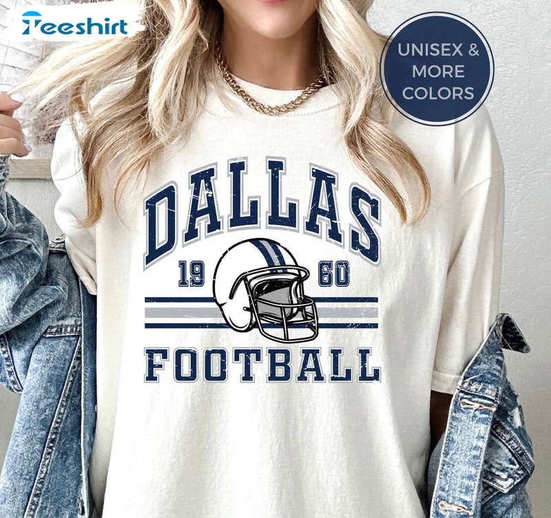 Retro 80s Dallas Cowboys Shirt For Her, Dallas Cowboys Crewneck Unisex  Hoodie