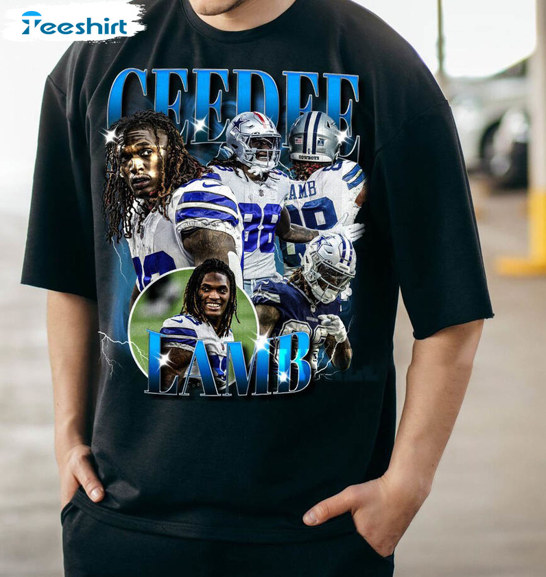 Ceedee Lamb Dallas Cowboys player retro shirt - Limotees