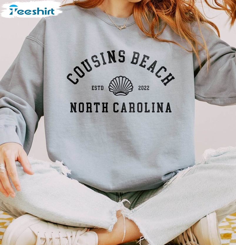 Cousins Beach Trendy Shirt, North Carolina Short Sleeve Long Sleeve