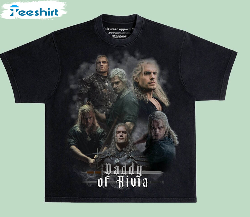 Geralt Of Rivia Daddy Of Rivia Trendy Tee Top Unisex Hoodie