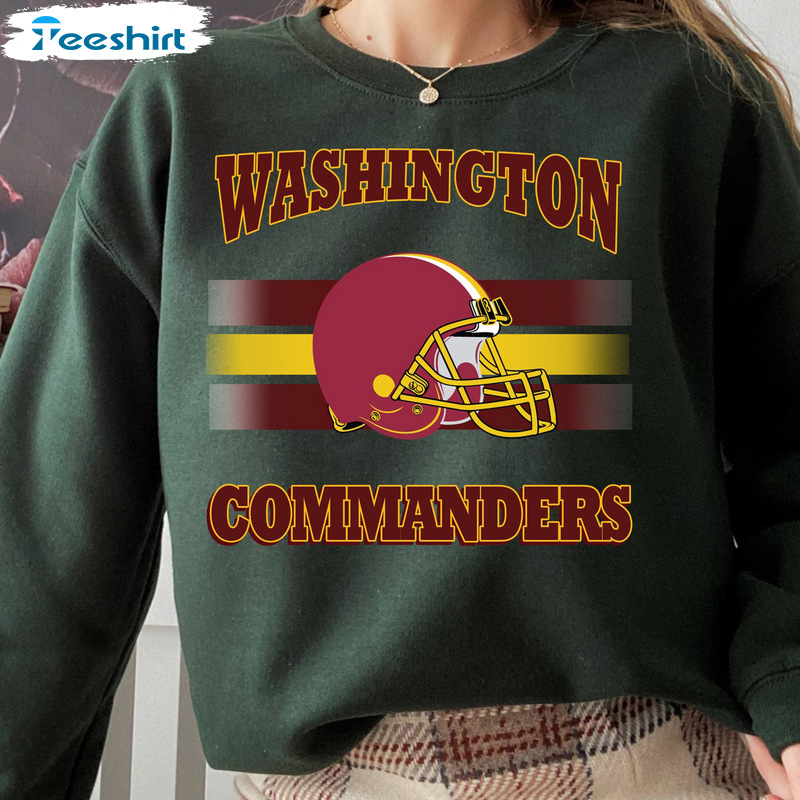 Throwback Washington Football Sweatshirt Commanders Football 