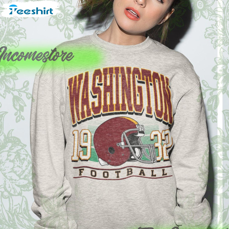 GmansGraphics Vintage Washington Football Sweatshirt | Washington Football Shirt | Washington - Commanders Est 1932 Sweatshirt | Best Gift Ever | Football